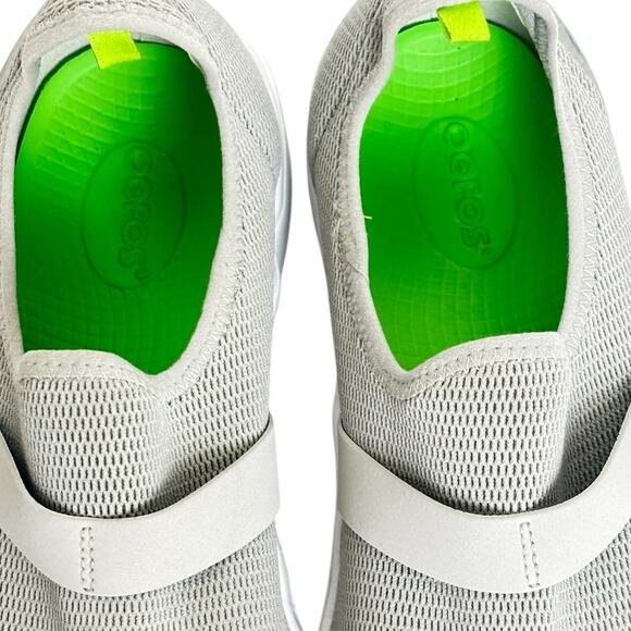 Oofos Women's OOmg Low Gray White Size 9.5 - Picture 3 of 10